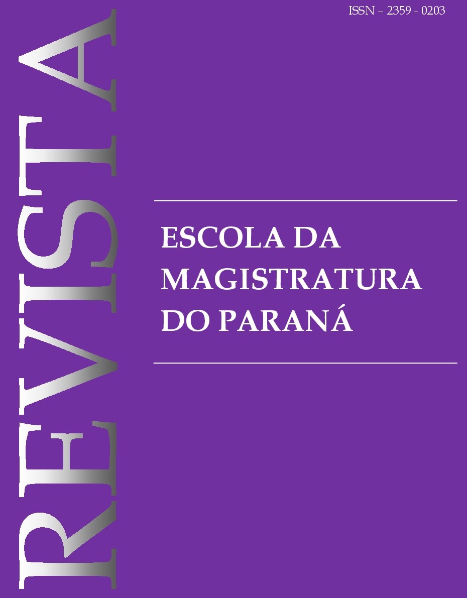 					Visualizar v. 7 n. 1 (2017): Revista Escola da Magistratura do Paraná
				